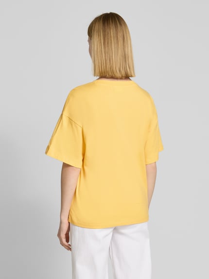 Jake*s Studio Woman Oversized T-Shirt mit Statement-Stitching GELB 5