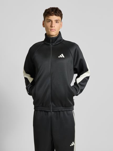 adidas Sportswear Kurtka treningowa ze stójką i logo Czarny 4