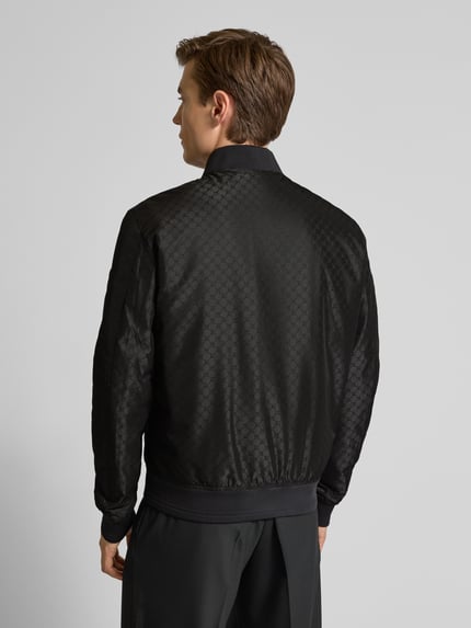 JOOP! COLLECTION Regular Fit Sweatjacke mit Allover-Motiv-Print Black 5