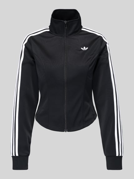 adidas Originals Slim Fit Sweatjacke mit Logo-Stitching Modell 'FIREBRID CORSET' Black 2