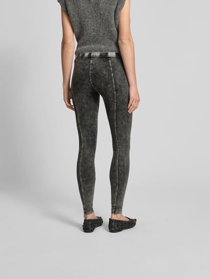 Diesel Leggings mit elastischem Bund Black 5