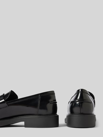 Vagabond Slippers van runderleer, model 'ALEX M' Zwart - 2