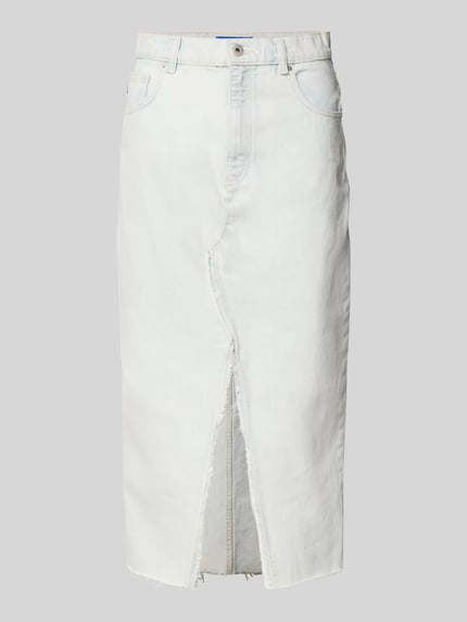 HUGO Blue Jeansrock im 5-Pocket-Design Modell 'Galita' Hellblau 2