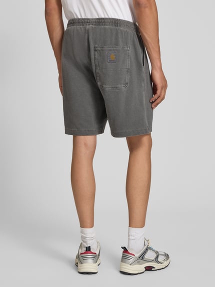 Carhartt Work In Progress Regular Fit Shorts mit elastischem Bund Modell 'Harper' Anthrazit 5