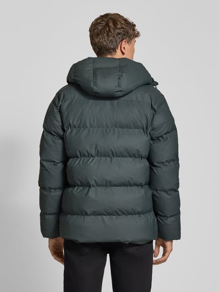 Rains Steppjacke mit Zweiwege-Reißverschluss Modell 'Alta' Graphit 5