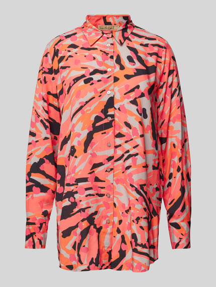 Smith and Soul Regular fit overhemdblouse met manchetten Felroze - 2