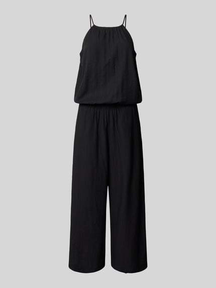 OPUS Getailleerd jumpsuit van viscosemix model 'Mebo' Zwart - 2