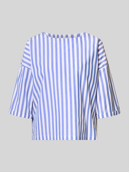 relaxed fit blouse met boothals Shop The Look MANNEQUINE