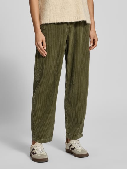 s.Oliver RED LABEL Regular Fit Cordhose mit Bundfalten-Detail Khaki 4