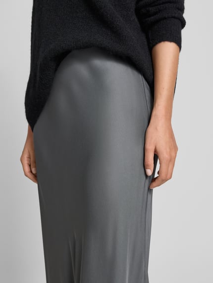 Emily Van den Bergh Maxirok van viscose met elastische band Middengrijs - 3