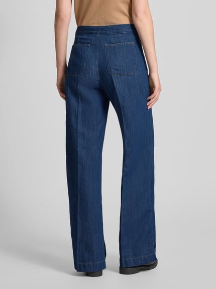 Polo Ralph Lauren Wide leg jeans met opgestikte zakken, model 'LEATON' Jeansblauw - 5