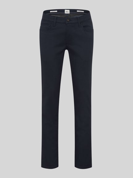 Brax Regular Fit Chino aus Baumwoll-Mix mit Viskose-Anteil Modell 'Wool Look Flex' Marine 2