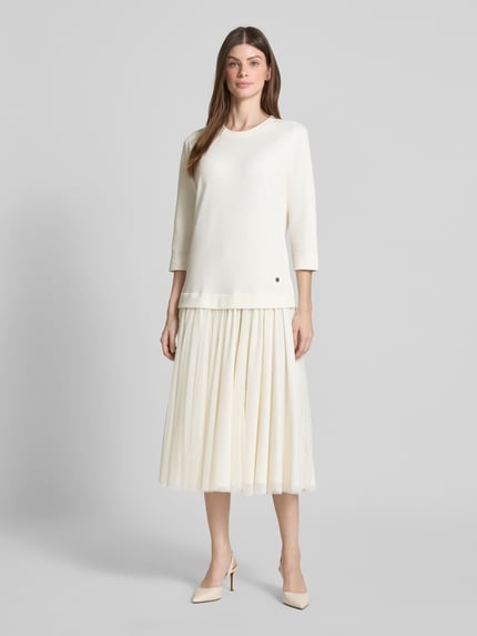 JOOP! Midi-jurk in 2-in-1-look Offwhite - 4
