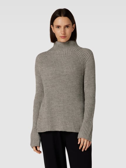 DRYKORN Strickpullover mit Stehkragen Modell 'ARWEN' Taupe 4