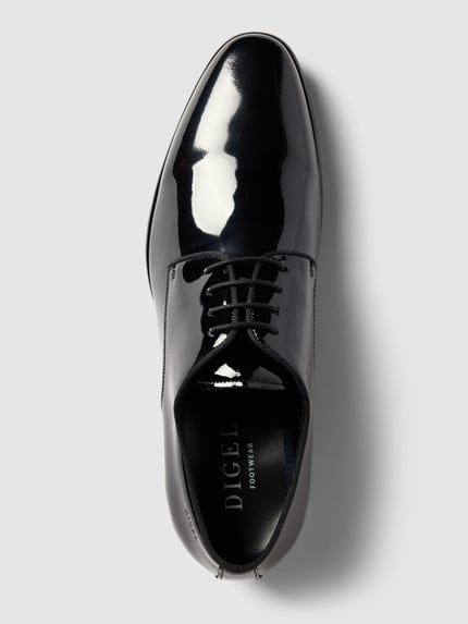 DIGEL Derby-Schuhe aus Leder mit Schnürung Modell 'SILVANO' Black 3
