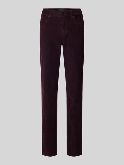ANGELS Cordhose mit Eingrifftaschen Modell 'Cici' Aubergine 2