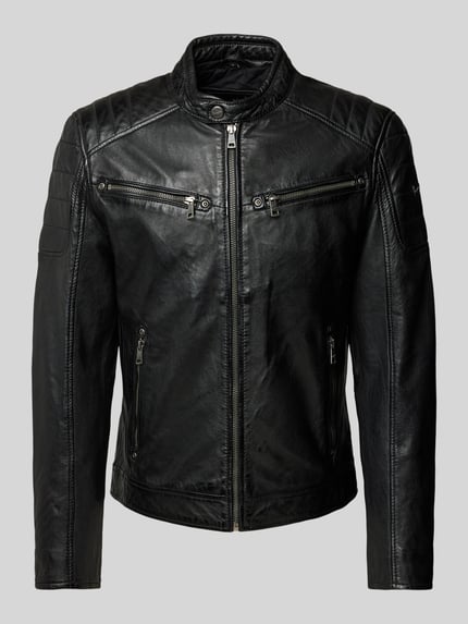 MAURITIUS Jacke aus Lammleder Modell 'Derry' Black 2