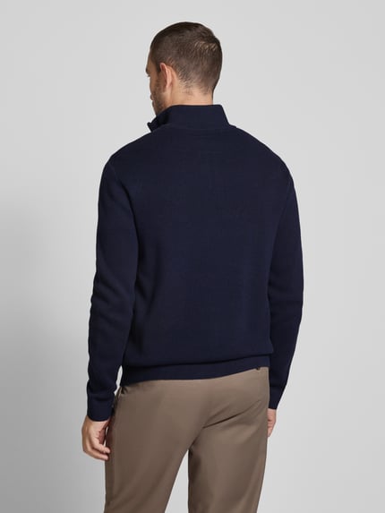 JACK & JONES Premium Troyer mit Label-Detail MOdell 'BLAMILANO' Blau 5