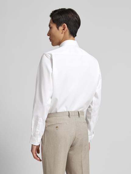 Christian Berg Men Regular fit zakelijk overhemd van fijn twill Wit - 5