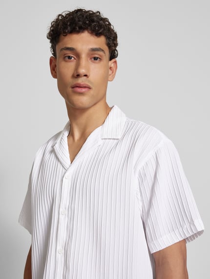JACK & JONES Koszula casualowa z listwą guzikową model ‘MASSIMO’ Biały 3