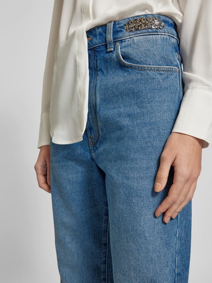 Rabanne flared jeans met 5-pocketmodel Jeansblauw - 3