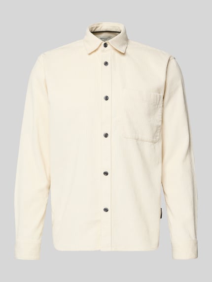 Tom Tailor Denim Relaxed Fit Cordhemd aus reiner Baumwolle Offwhite 2