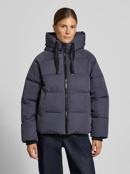 MSCH Copenhagen Regular Fit Steppjacke aus Material-Mix Modell 'Pavinaria' Rauchblau 4