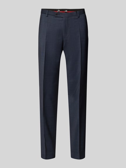 CG – CLUB of GENTS Spodnie do garnituru o kroju slim fit z dodatkiem streczu Granatowy 2