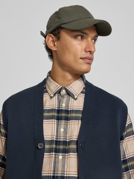 Barbour Slim Fit Flanellhemd aus reiner Baumwolle Modell 'BETSOM' Sand 3