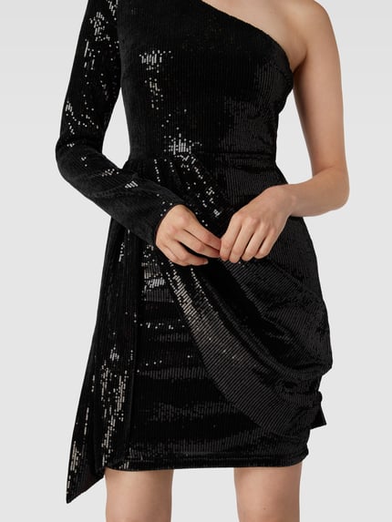 NovaLanaLove X P&C* One shoulder-jurk in minilengte - NovaLanaLove x P&C* Zwart - 3