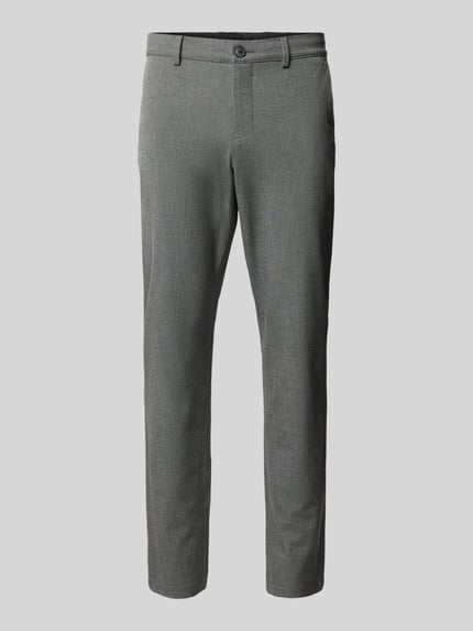 Selected Slim Fit Chino mit Eingrifftaschen Modell 'ROBERT'
Hellgrau Melange 2