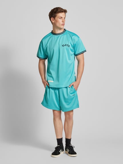 BLKVIS T-Shirt mit Rundhalsausschnitt Tuerkis 1