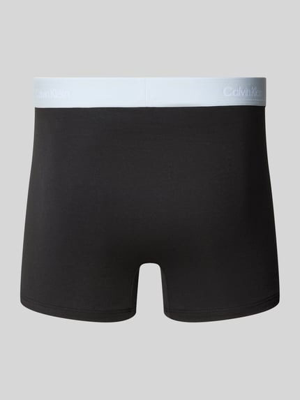 Calvin Klein Underwear Regular Fit Trunks aus Baumwoll-Mix im 3er-Pack Black 5