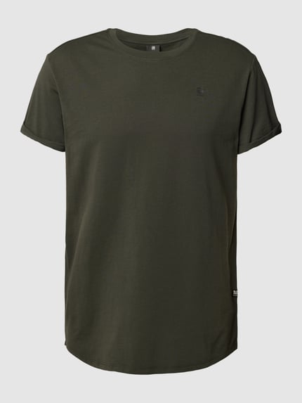 G-Star RAW T-Shirt mit Label-Detail Anthrazit 2