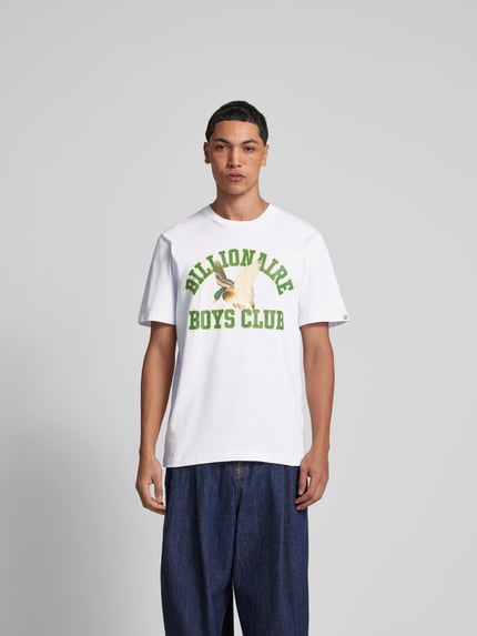Billionaire Boys Club T-shirt z nadrukiem z logo Biały 4