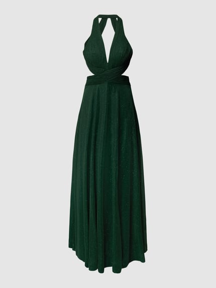 LUXUAR FASHION Abendkleid mit Cut out Smaragd 2