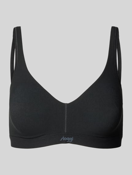 Sloggi Bh met labelprint model 'Ever Ease' Zwart - 1