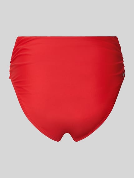 Barts High waist bikinibroekje met plooien, model 'Kelli' Rood - 3