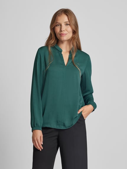Marc Cain Blouse met tuniekkraag Donkergroen - 4