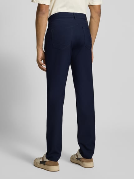 Brax Straight Fit Stoffhose mit 5-Pocket-Design Marine 5