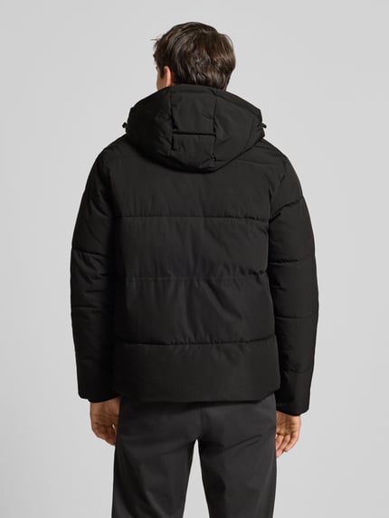 JACK & JONES Steppjacke mit Reißverschlusstaschen Modell 'OWEN' BLACK 5