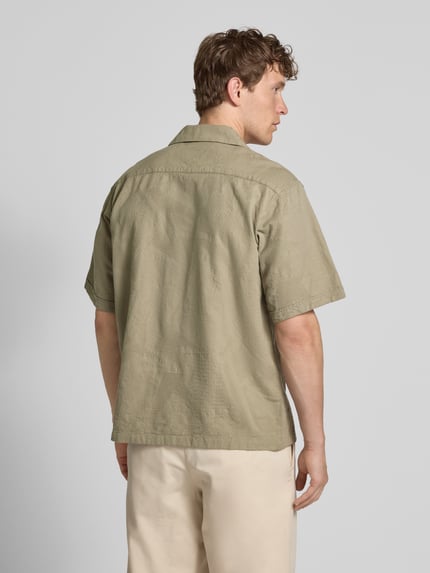 JACK & JONES Premium Freizeithemd mit Reverskragen Modell 'LUKE' Oliv 5