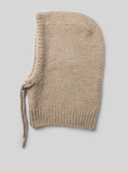 OPUS Muts met capuchon model 'Asnoopy Cap' Taupe - 1