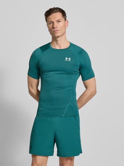 Under Armour Slim Fit T-Shirt mit Logo-Print Petrol 4