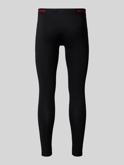 HUGO Wäsche Long John mit Logo-Bund Black 3