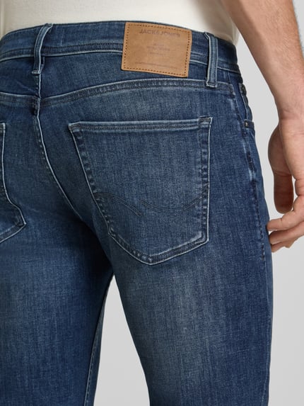 JACK & JONES Slim Fit Jeans im 5-Pocket-Design Modell 'GLENN' Jeansblau 3