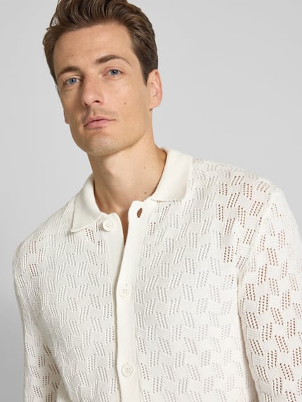 MCNEAL Strickjacke mit Knopfleiste Ecru 3