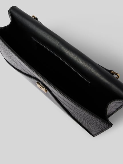 Anine Bing Clutch in envelopmodel met labelapplicatie Zwart - 5