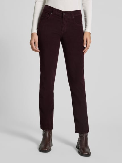 ANGELS Cordhose mit Eingrifftaschen Modell 'Cici' Aubergine 4