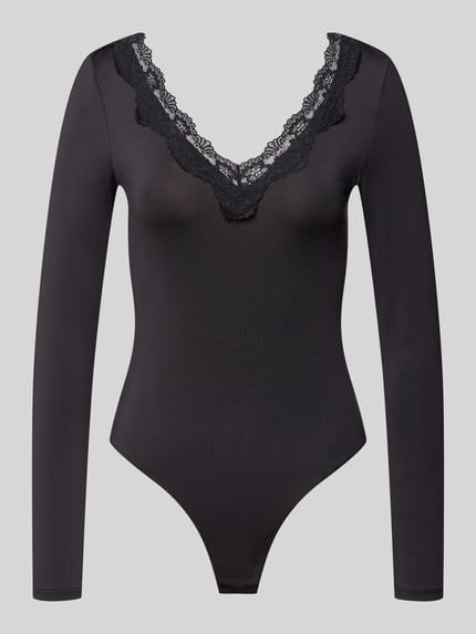 ONLY Wäschebody mit Spitzenbesatz Black 1